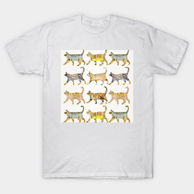 Yellow Cat Collection T-Shirt by CatCoq